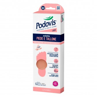 Podovis Solette Piede e Tallone Lady Taglia Unica 36/41 - Confezione