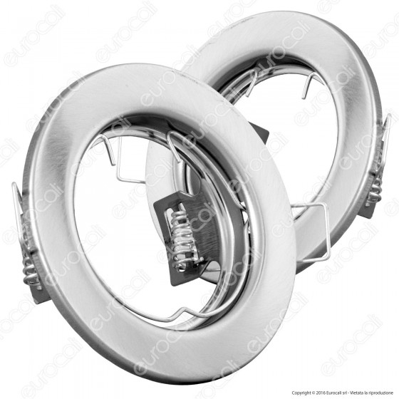 V-Tac VT-778 2 Portafaretti Fissi Rotondi da Incasso per Lampadine V-Tac VT-778 2 Portafaretti Fissi Rotondi da Incasso per Lampadine