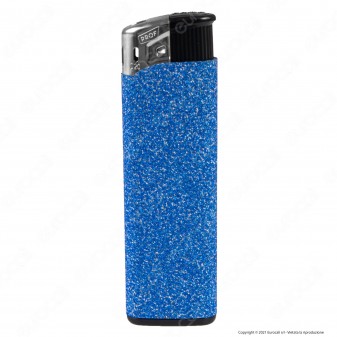 Accendini Electronic Maxi Prof Fantasia Glitter - Serie da 5