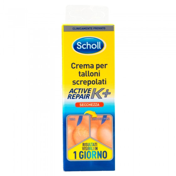 Scholl Crema per Talloni Screpolati Active Repair K+ - Tubetto da 60ml Scholl Crema per Talloni Screpolati Active Repair K+ - Tubetto da 60ml