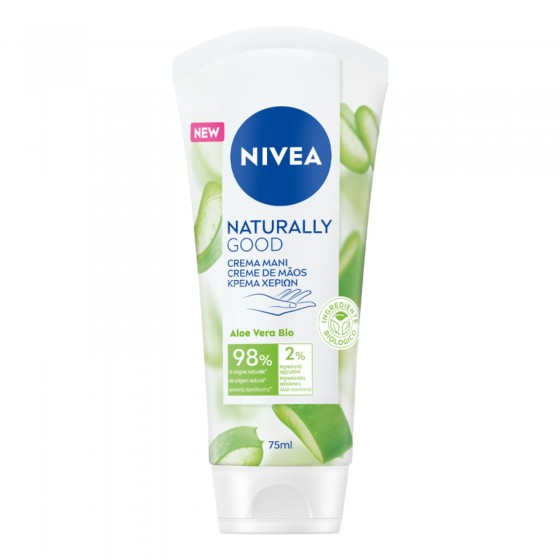 Nivea Naturally Good Crema Mani con Aloe Vera Bio e Ingredienti Nivea Naturally Good Crema Mani con Aloe Vera Bio e Ingredienti
