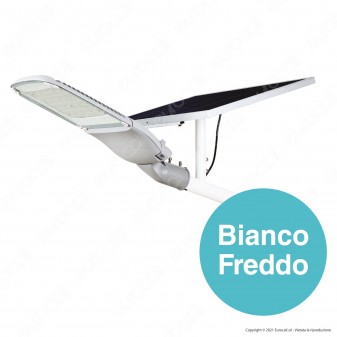 V-Tac VT-ST 303 Faro Stradale LED Chip Samsung con Pannello Solare