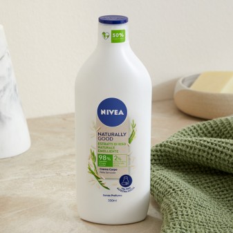 Nivea Naturally Good Crema Corpo Emolliente con Estratti di Riso per