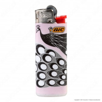 Bic Mini J25 Piccolo Fantasia Peacock - 5 Accendini