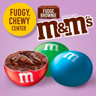 M&M's Brownie Confetti al Cioccolato con Ripieno al Gusto Brownie -