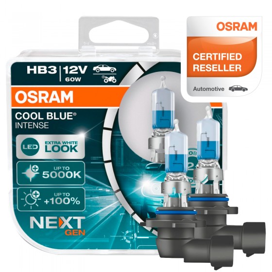 Osram Cool Blue Intense Extra White - 2 Lampadine HB3 Osram Cool Blue Intense Extra White - 2 Lampadine HB3