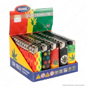 Atomic Electronic F10 Accendino Maxi Elettronico Ricaricabile