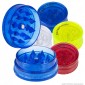 Champ Mini Grinder Tritatabacco 3 Parti in Plastica Trasparente