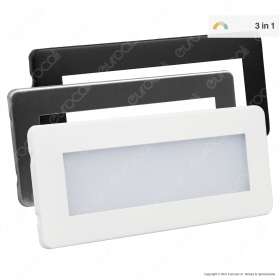FAI Segnapasso LED da Incasso Scatola 506 5W Impermeabilità IP65 FAI Segnapasso LED da Incasso Scatola 506 5W Impermeabilità IP65