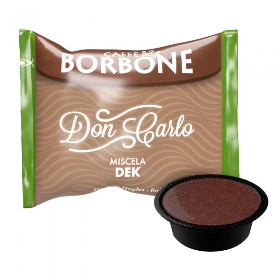 50 Capsule Caffè Borbone Don Carlo Decaffeinato - Cialde Compatibili 50 Capsule Caffè Borbone Don Carlo Decaffeinato - Cialde Compatibili