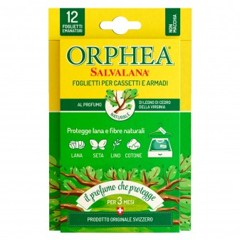 Orphea Salvalana Foglietti Cassetti e Armadi Protegge Lana Profumo
