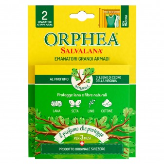 Orphea Salvalana Emanatori Grandi Armadi Protegge Lana Profumo Legno