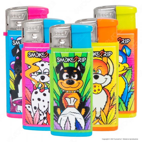SmokeTrip Color Mini Accendini Elettronici Ricaricabili Fantasia Dog SmokeTrip Color Mini Accendini Elettronici Ricaricabili Fantasia Dog